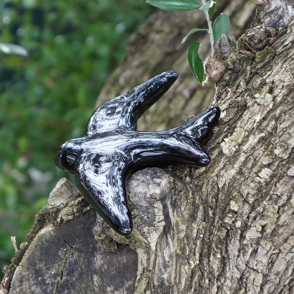 Traditional ceramic swallow - Black
