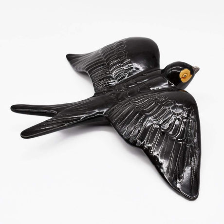 Giant ceramic Swallow of Caldas da Rainha - Black