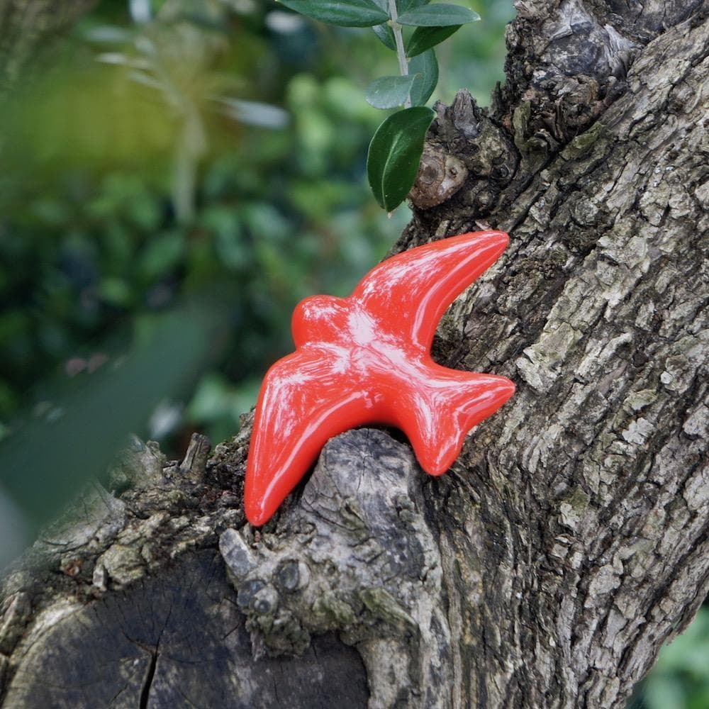 Traditional ceramic swallow - Red