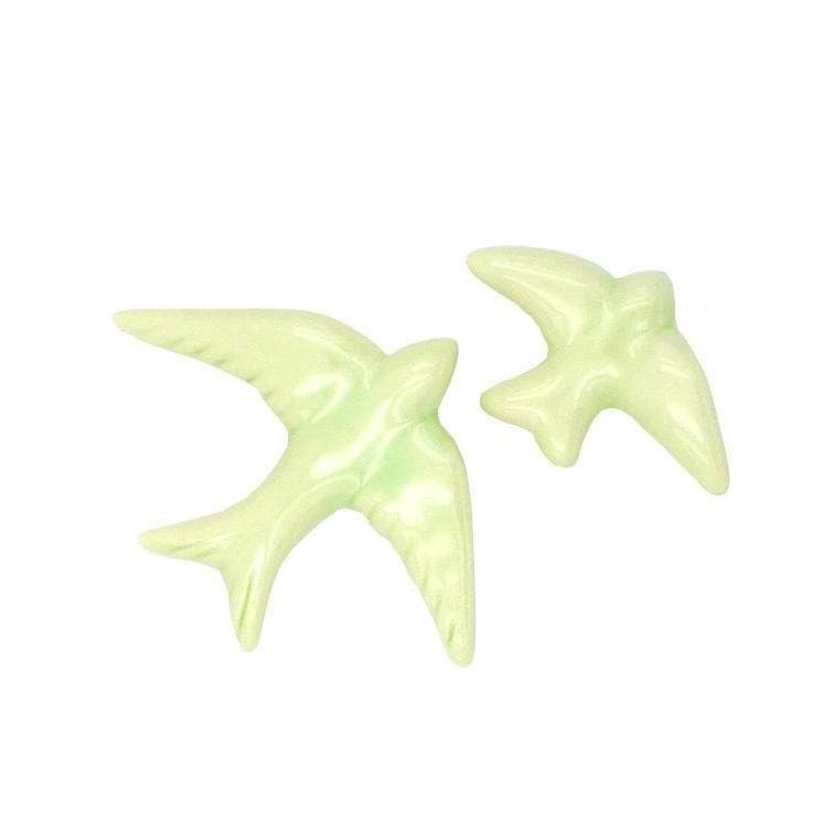 Traditional ceramic swallow - Green