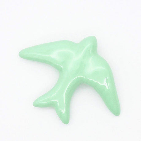 Traditional ceramic swallow - Green