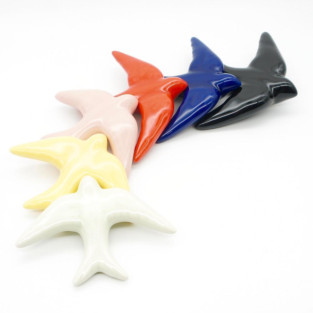 Traditional ceramic swallow - Green