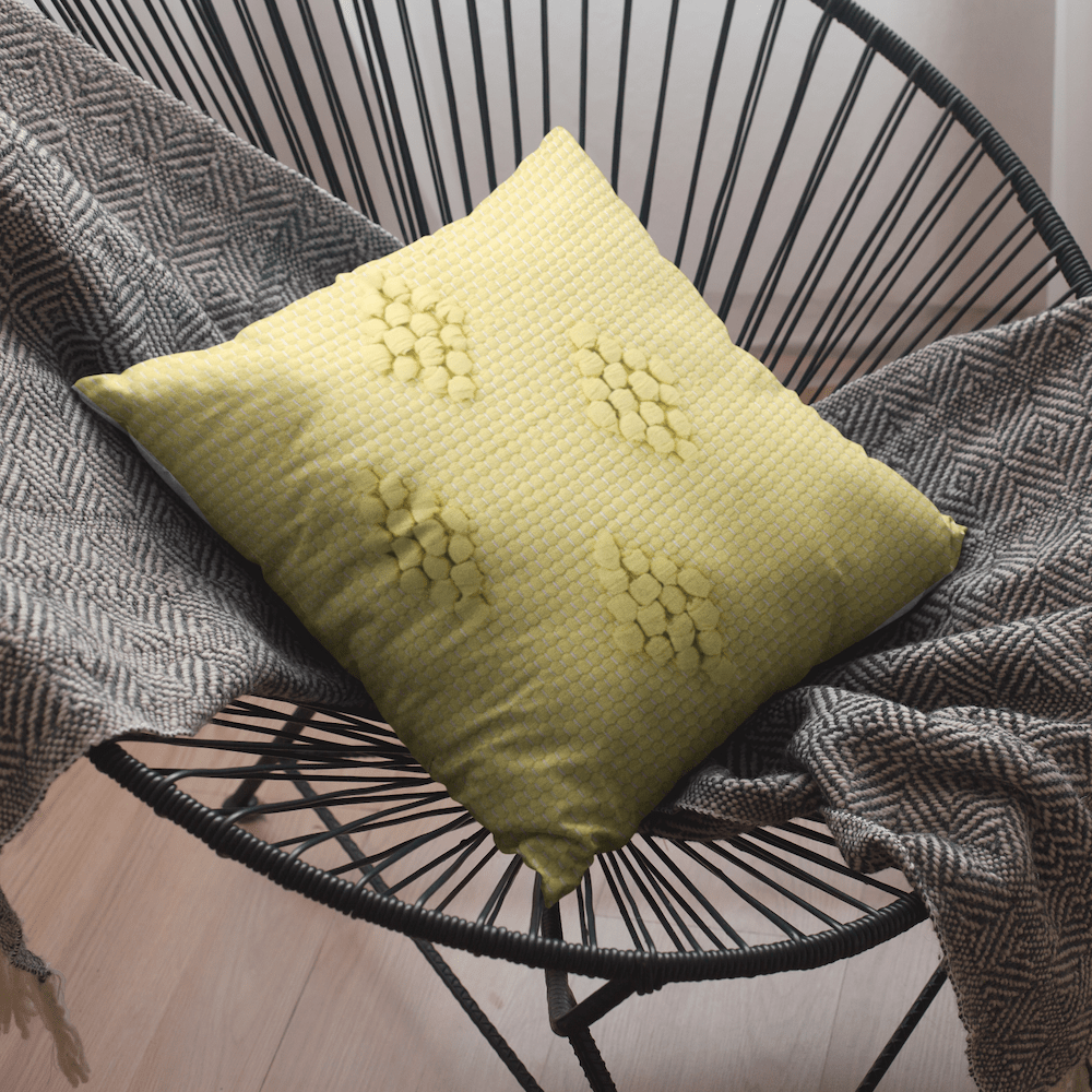 Tapete de Trapo I ​Cushion Cover 40x40 - Yellow