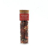 Tube of dehydrated Strawberries and Citrus fruits