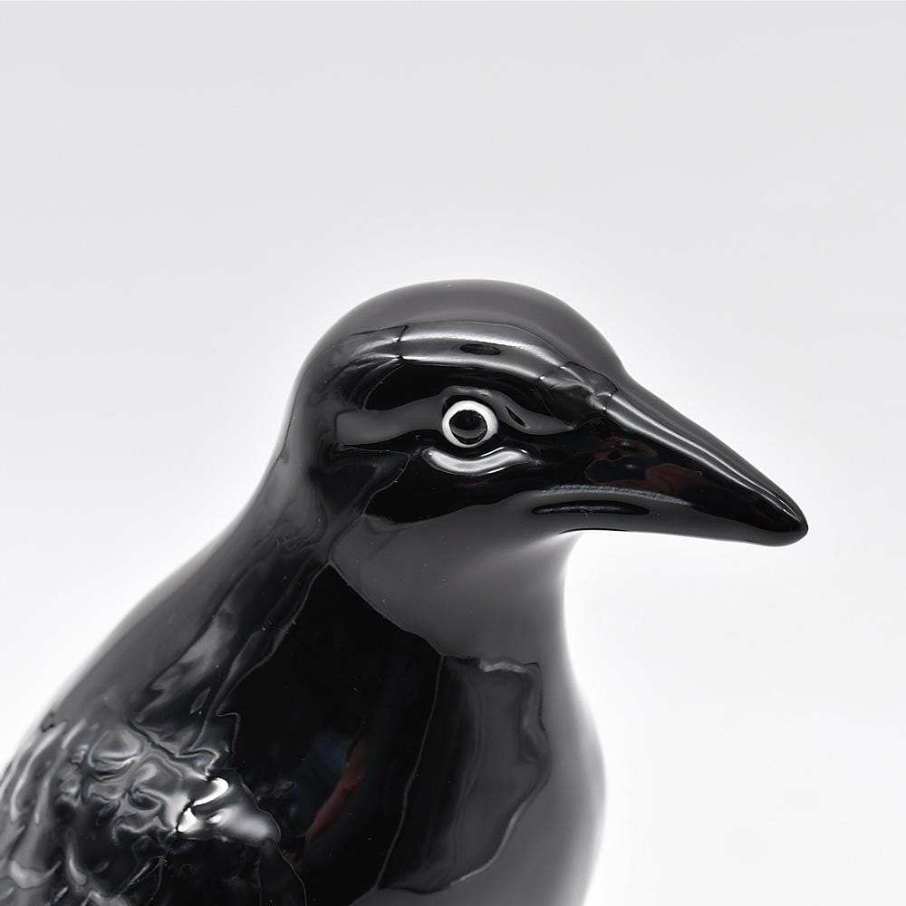 Merle I Oiseau en céramique et laiton O Corvo I Corbeau en céramique