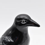 Merle I Oiseau en céramique et laiton O Corvo I Corbeau en céramique