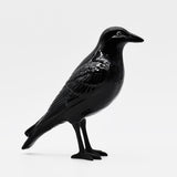 Merle I Oiseau en céramique et laiton O Corvo I Corbeau en céramique
