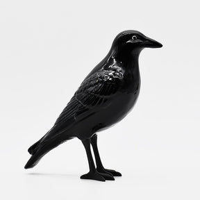Merle I Oiseau en céramique et laiton O Corvo I Corbeau en céramique