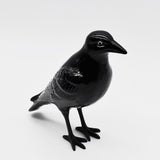 Merle I Oiseau en céramique et laiton O Corvo I Corbeau en céramique