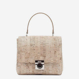 Cork miny size bag - Silver