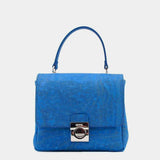 Mini-sized bag in blue  cork