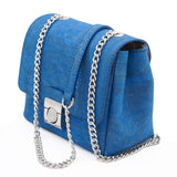 Mini-sized bag in blue  cork