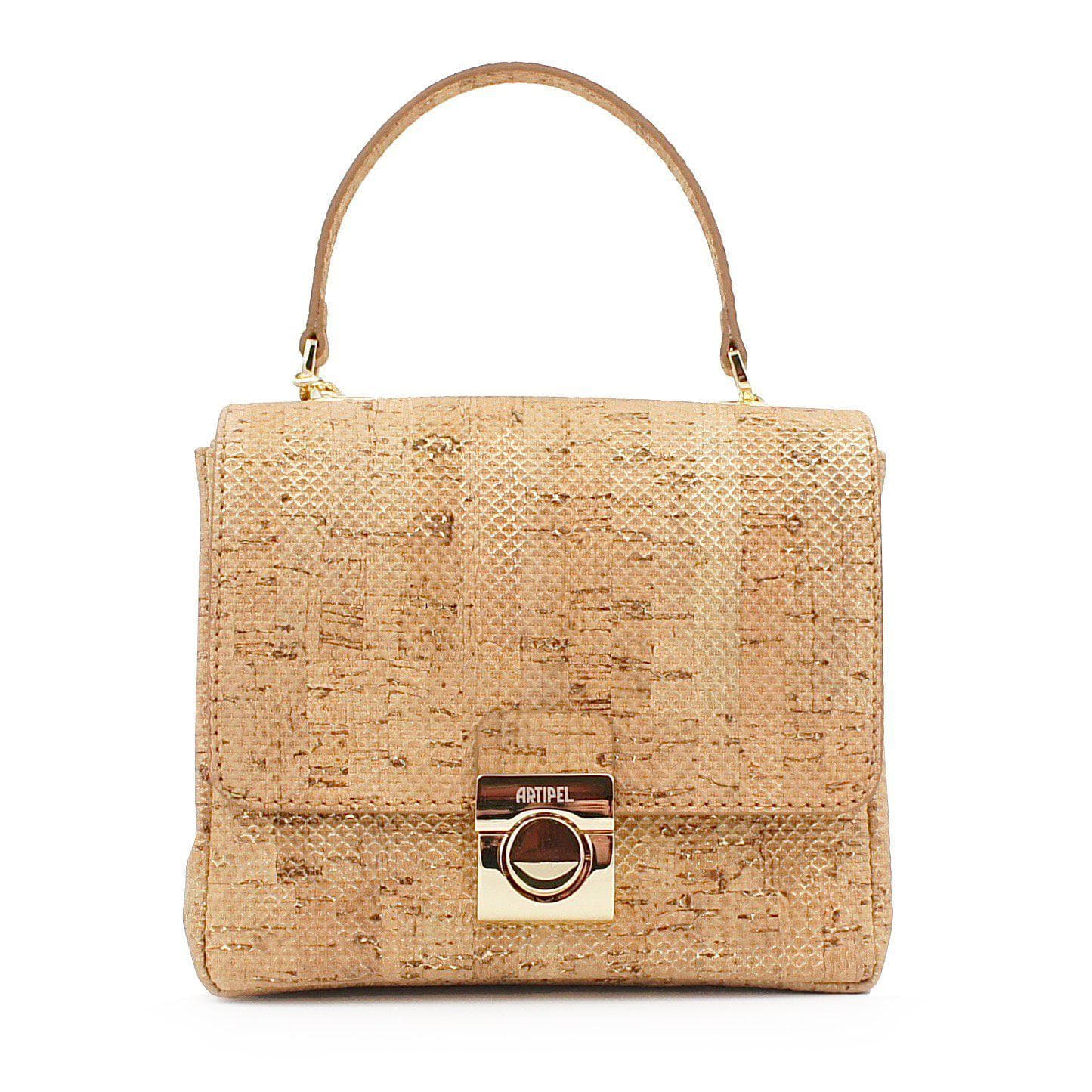 ​Mini-sized bag in golden cork