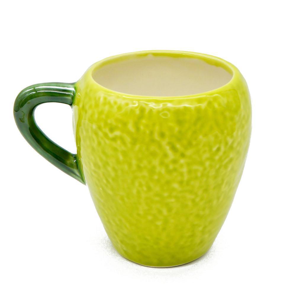 Mug en céramique en forme de citron