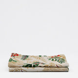 Nappe 100% coton du Portugal I Imprimée motifs Coq portugais Torchon en coton "Natal"