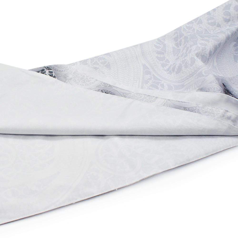 Nappe en coton "Coração de Viana" - Argent