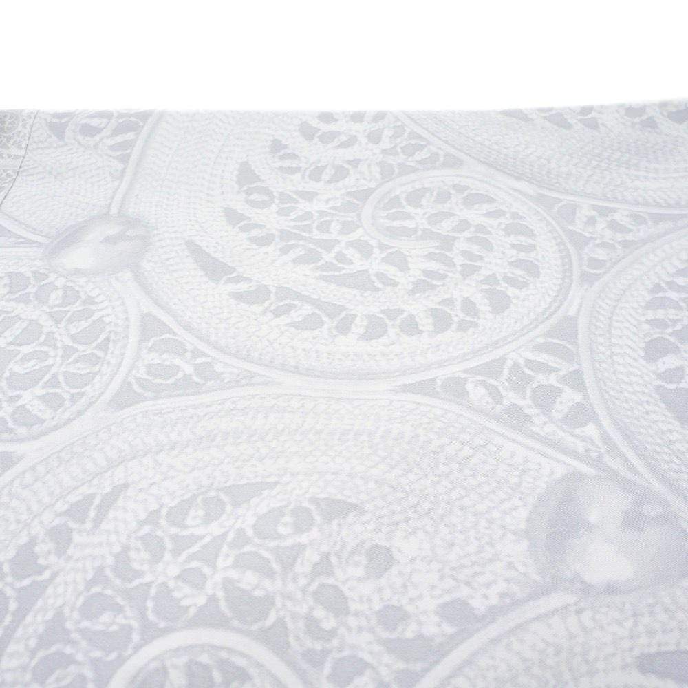 Nappe en coton "Coração de Viana" - Argent