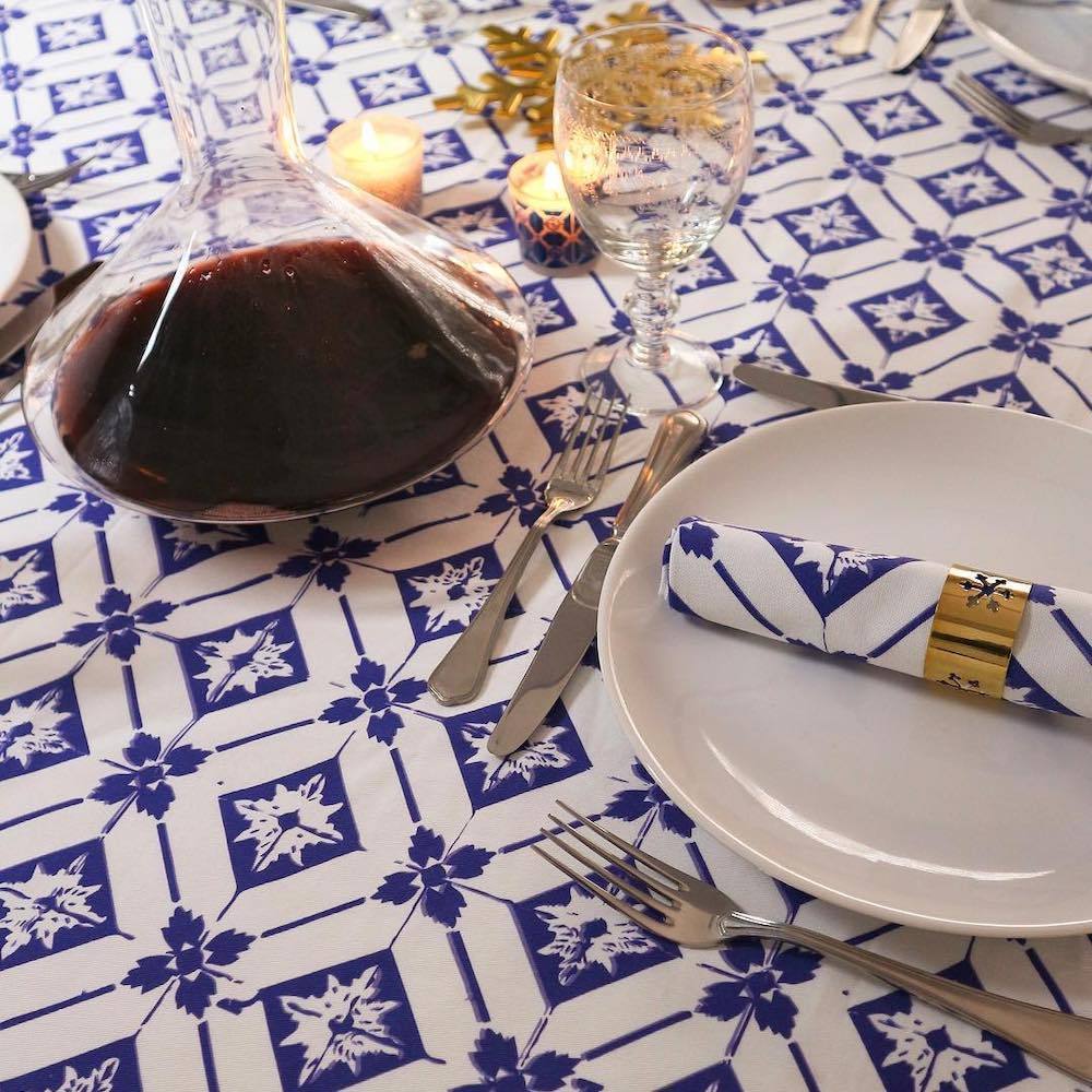 Azulejos I 300x160 cotton tablecloth