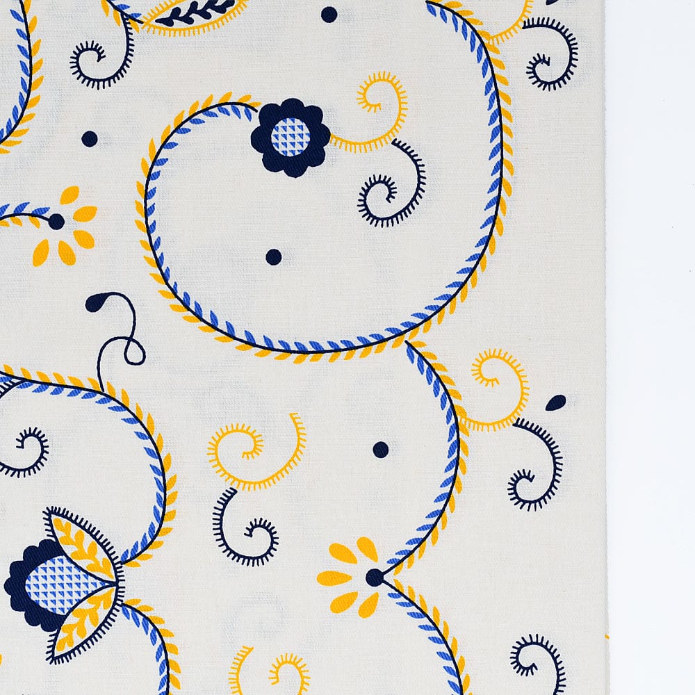 Nappe en coton "Viana" - Jaune