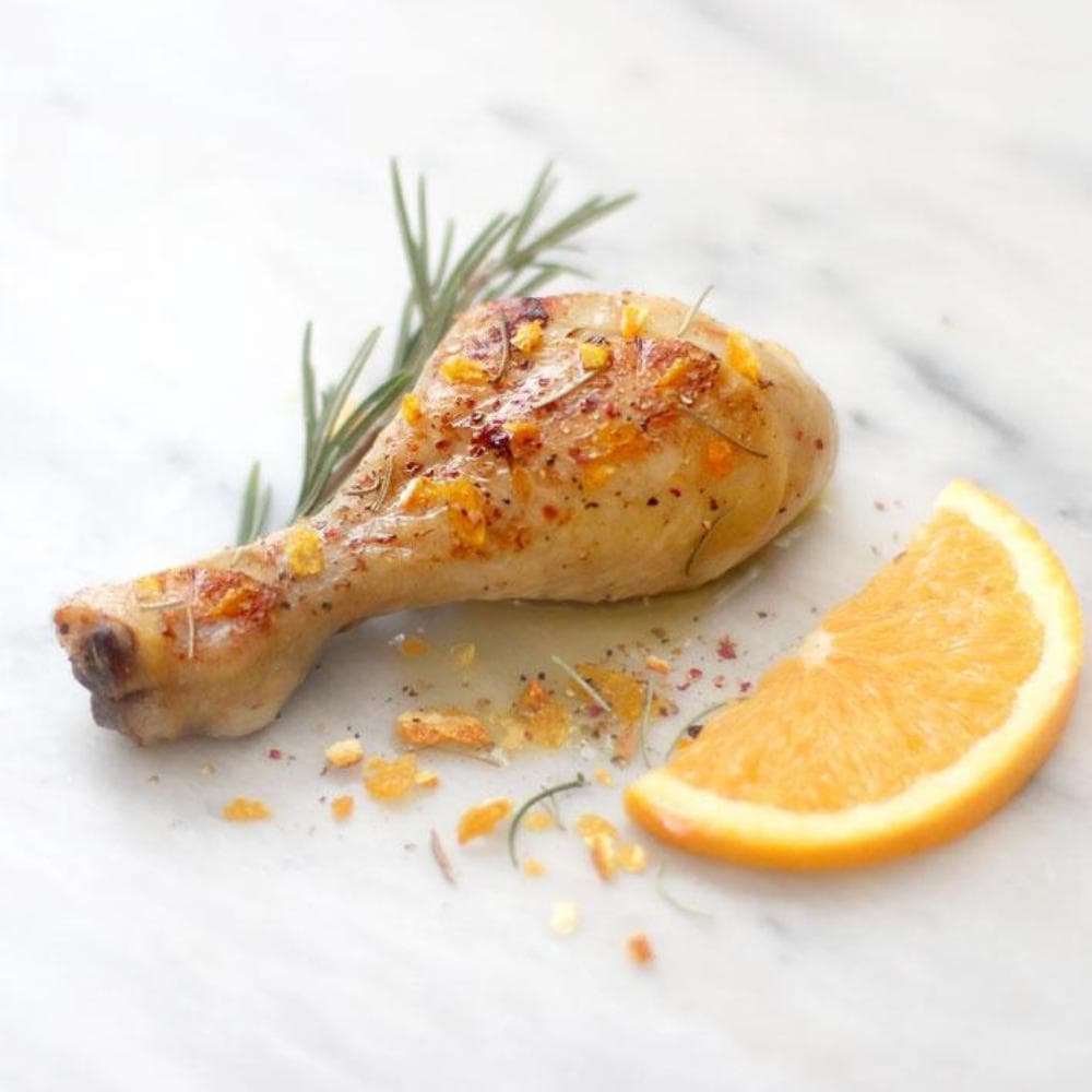 Tube of dehydrated Oranges and Rosemary