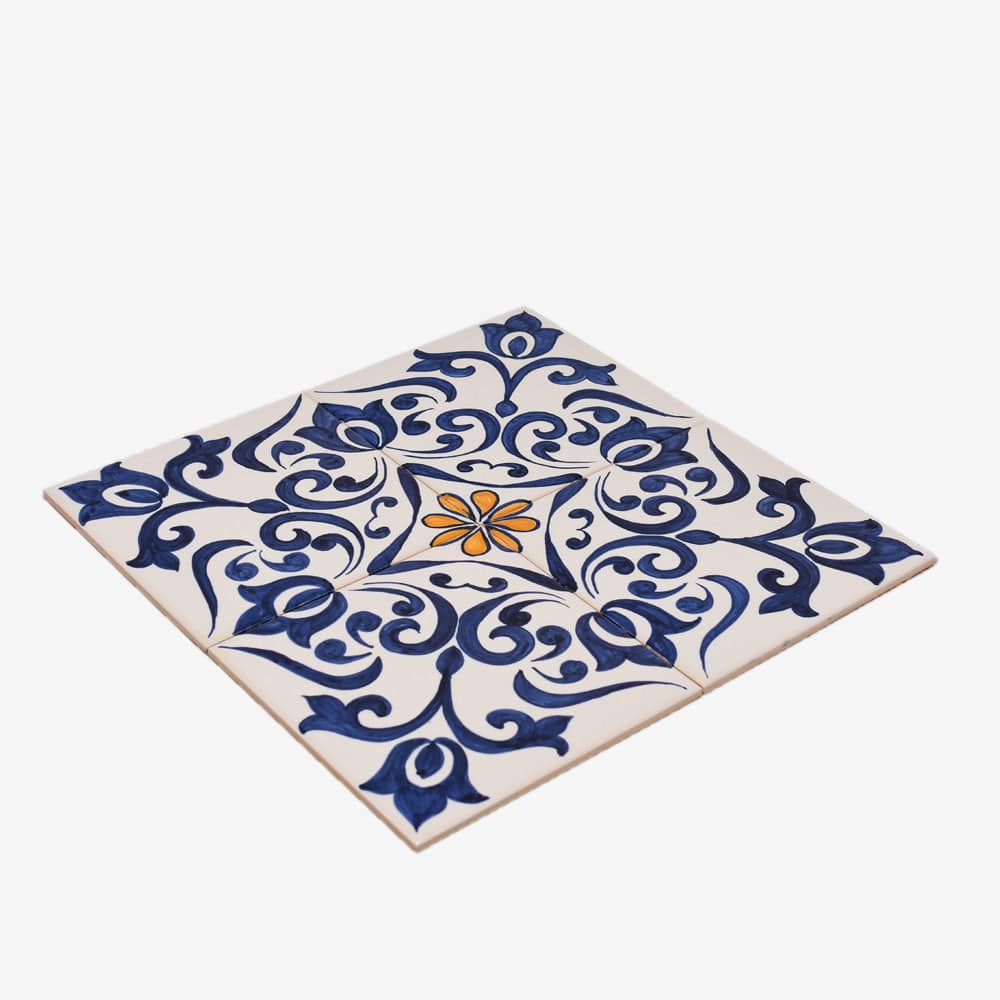 Panneau d'azulejos portugais peinte à la main Panneau d'azulejos 30x30cm