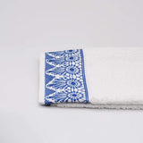 Bath set - White and blue