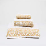 Bath set - White and gold