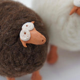 Decorative plush "Ovelha Castanho"