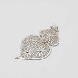 Coração de Viana I Silver filigree Pendant - 6 cm