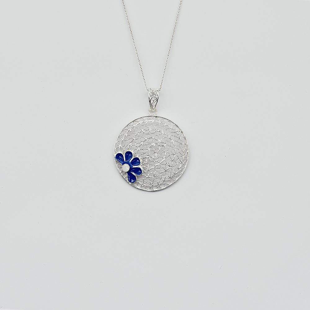 Esmalte I Filigree and enamel pendant