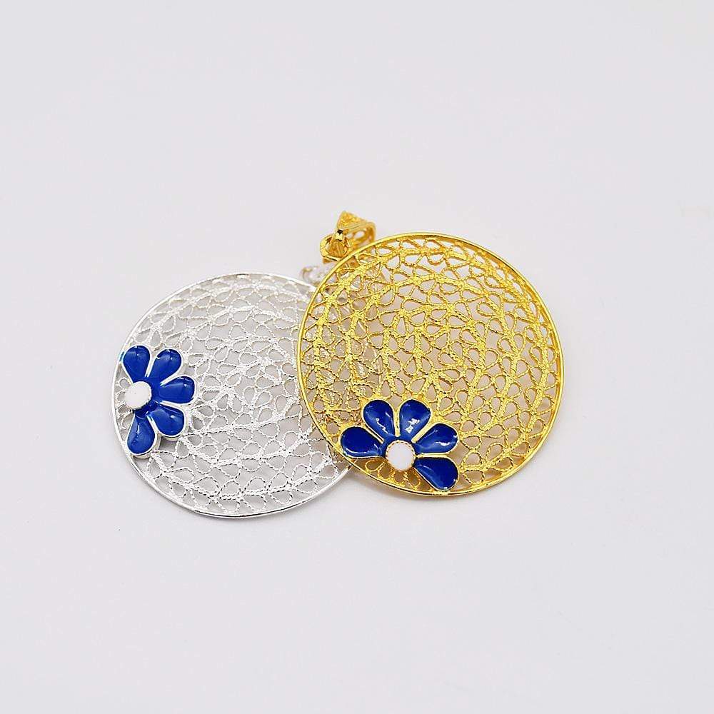 Esmalte I Filigree and enamel pendant