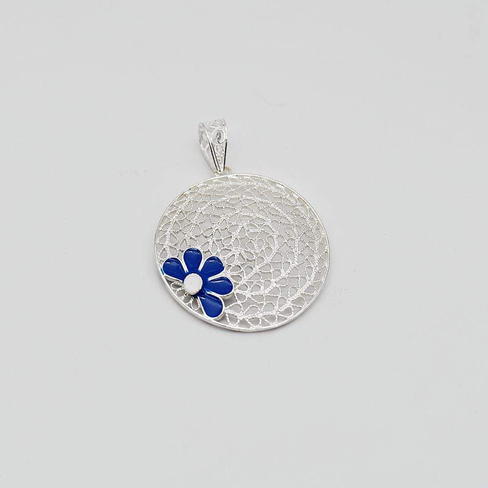 Esmalte I Filigree and enamel pendant