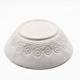 Petit saladier en céramique blanc I Motifs dentelles portugaises Saladier individuel "Renda" blanc - 19 cm 1