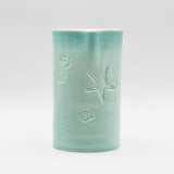 Petite assiette en céramique turquoise I Motifs étoile de mer Carafe "Estrela do mar" - Verte