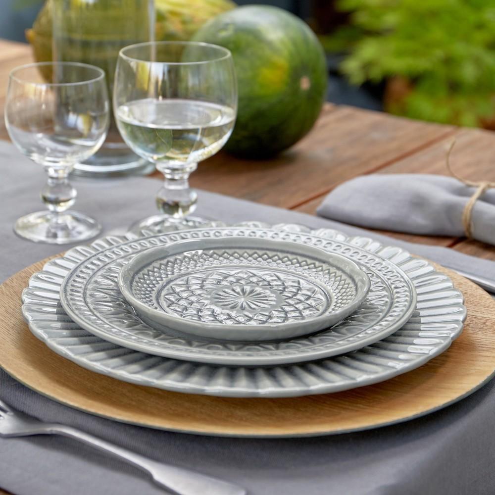 Cristal I Fine stoneware dessert plate