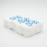 Small embroidered hand towels I Set of 3