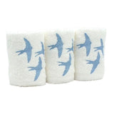Embroidered hand towels - Set of 3