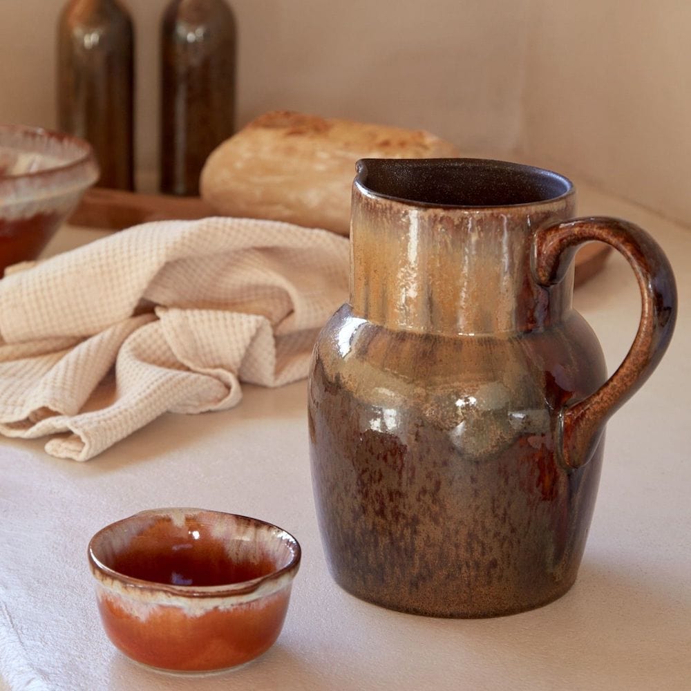 Pichet en grés I Service du Portugal Carafe en grès “Poterie”