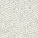 Plaid artisanal gris en coton portugais Plaid à franges en coton "Losango" 200x135 - Gris clair