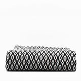 Plaid en laine Noir et blanc cassé I Artisanat du Portugal en ligne Plaid en laine 200X135 - Noir