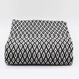 Plaid en laine Noir et blanc cassé I Artisanat du Portugal en ligne Plaid en laine 200X135 - Noir