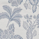 Plaid léger à franges en coton 170x120 - Bleu