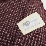 Bordeaux and Beige wool plaid