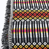 Plaid régional portugais en coton I Artisanat du Portugal en ligne Plaid régional en coton 210x140 - 2 couleurs Gris