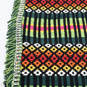 Plaid régional portugais en coton I Artisanat du Portugal en ligne Plaid régional en coton 210x140 - 2 couleurs Vert