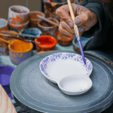 Tradicional I Ceramic olive dish - Blue