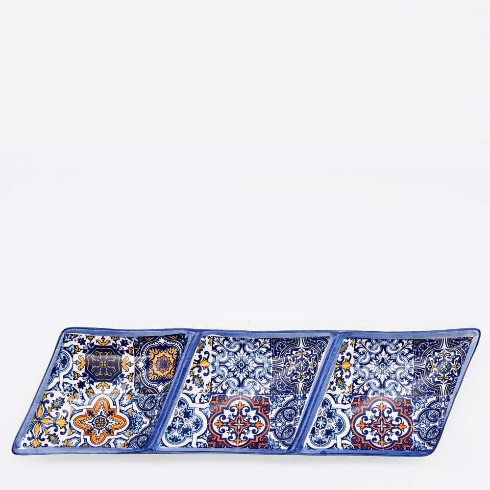 Azulejos I Ceramic Aperitif Dish