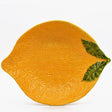 Plat creux en forme de citron I Vaisselle artisanale du Portugal Plat creux en céramique "Laranja" - 30cm