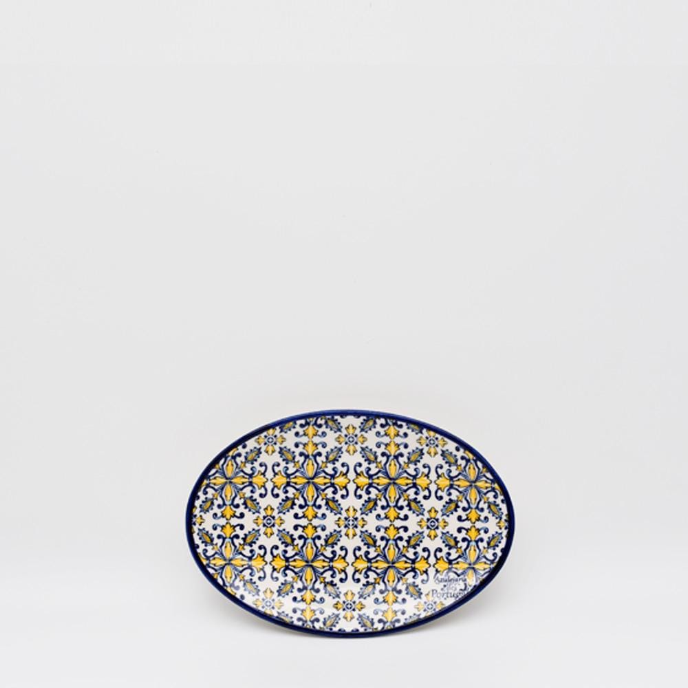 Tradicional I Ceramic dish - Yellow - 17cm