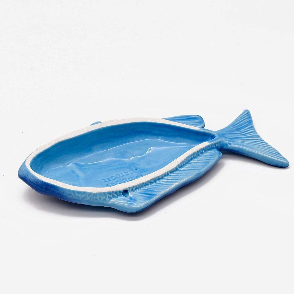 Poisson en céramique "Dourada" Bleu